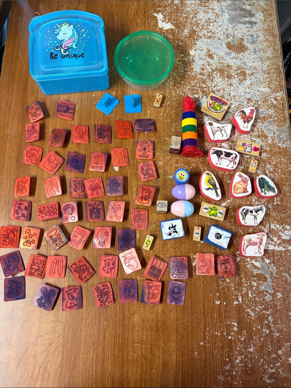 73 stampers with different designs